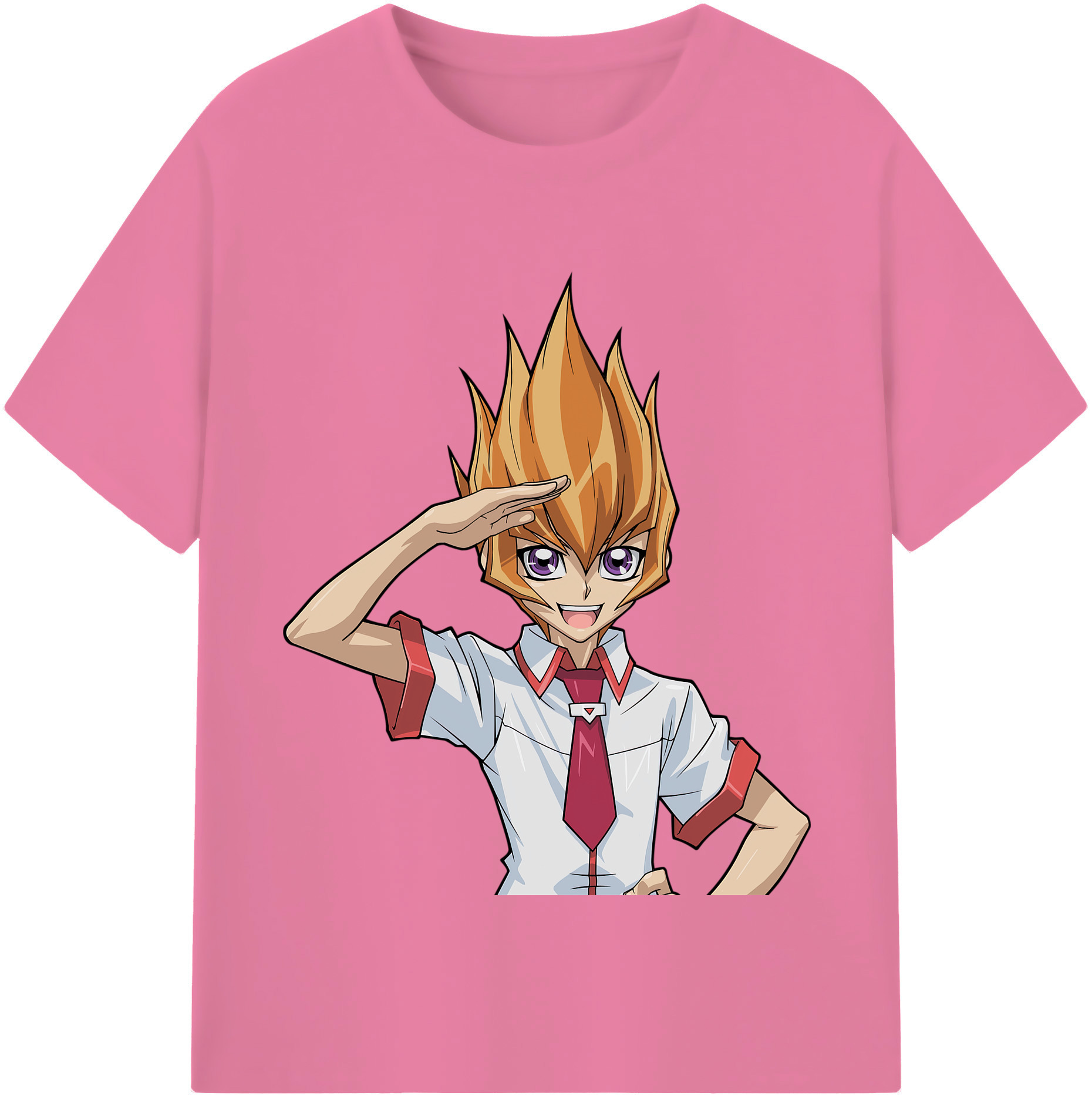（画像用） 遊☆戯☆王 Yu-Gi-Oh! 綿100％半袖Tシャツ（フロントプリント）